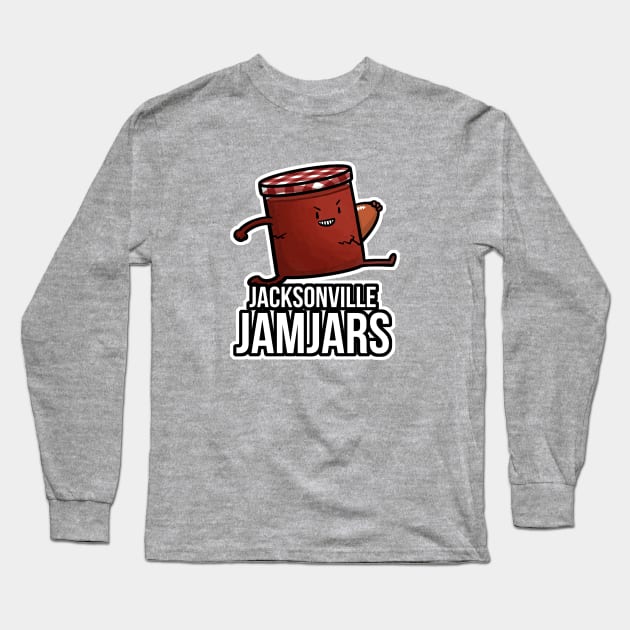 Jacksonville Jamjars Long Sleeve T-Shirt by Pockets